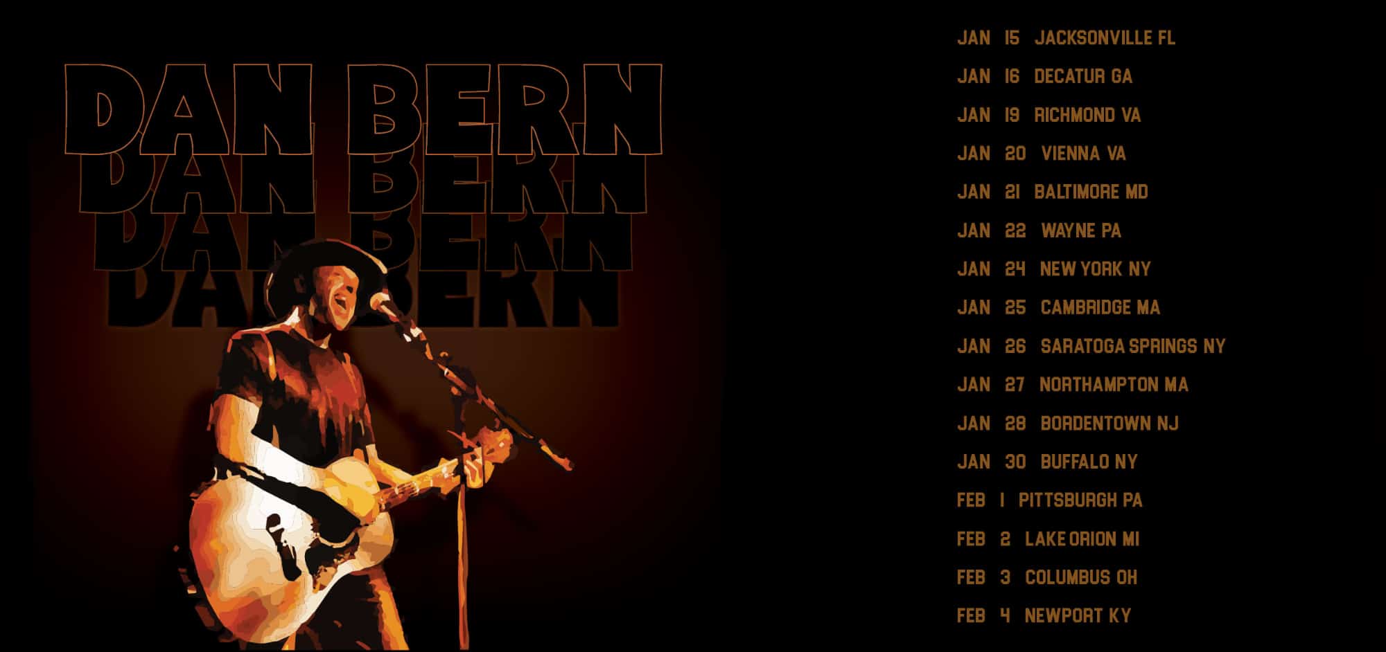 Dan Bern on tour winter 2023